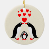 Pinguine Keramikornament (Hinten)