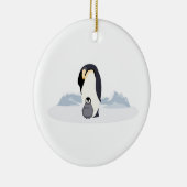 Pinguine Keramikornament (Rechts)