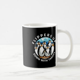 Pinguine Klappen Flossen Hoch Zum Protest Gegen Tr Kaffeetasse