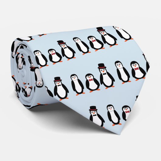 Pinguine - Krawatte (Gerollt)
