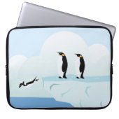 Pinguine Laptopschutzhülle (Vorderseite)
