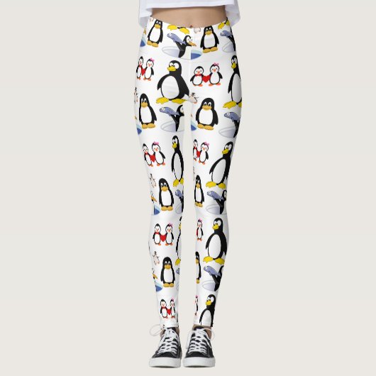 Pinguine Leggings (Vorderseite)