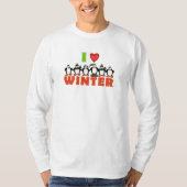 Pinguine Liebe Winterhemden und Geschenke T-Shirt (Vorderseite)
