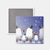 Pinguine Magnet (Vorderseite/Rückseite)