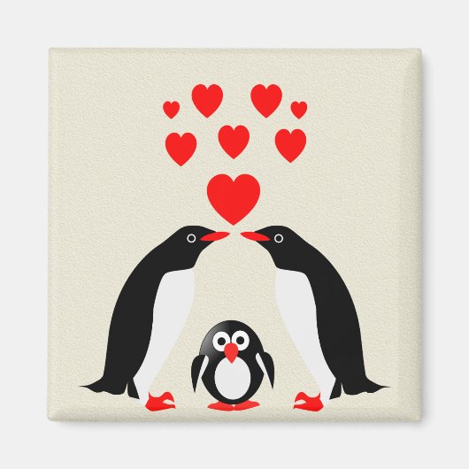 Pinguine Magnet (Vorne)