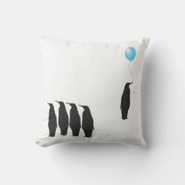 Pinguine mit Ballonkissenkissen Kissen