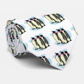 Pinguine mit Fliege Krawatte (Gerollt)