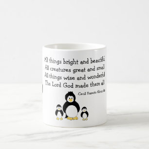Pinguine mit inspirierendem Zitat Kaffeetasse