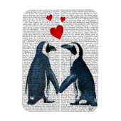 Pinguine mit Lieben Magnet (Vertikal)