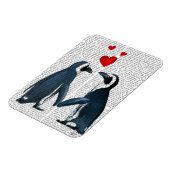 Pinguine mit Lieben Magnet (Linke Seite)