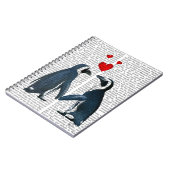 Pinguine mit Lieben Notizblock (Linke Seite)