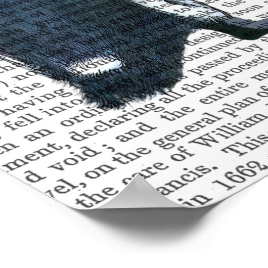 Pinguine mit Lieben Poster (Ecke)