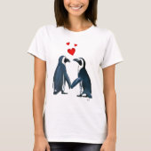 Pinguine mit Lieben T-Shirt (Vorderseite)