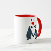 Pinguine mit Lieben Tasse (VorderseiteRechts)