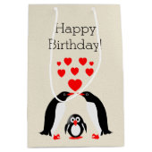 Pinguine Mittlere Geschenktüte (Vorderseite)
