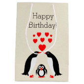 Pinguine Mittlere Geschenktüte (Rückseite)