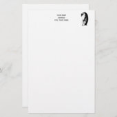 Pinguine Mother Baby Chick Writer Paper Briefpapier (Vorne/Hinten)