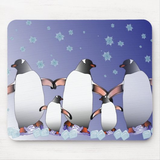 Pinguine Mousepad (Vorne)