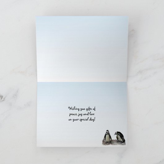 Pinguine Mütter Tageskarte Karte (Innenseite)