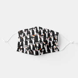 Pinguine-Niedliches Muster Mund-Nasen-Maske Aus Stoff