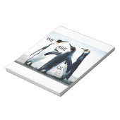 Pinguine Notizblock (Rotiert)