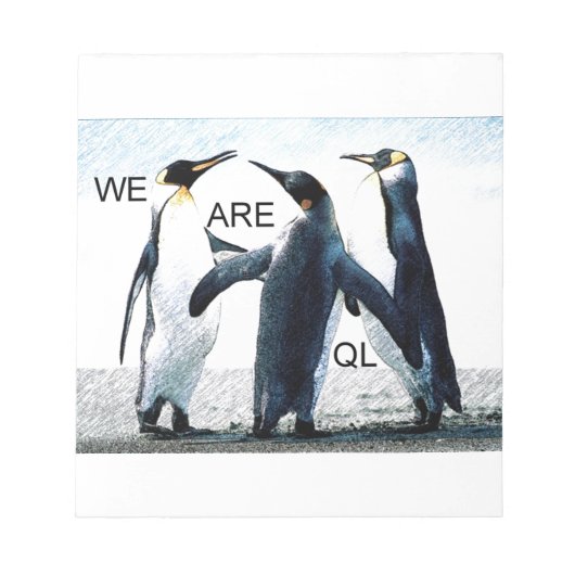 Pinguine Notizblock (Vorderseite)
