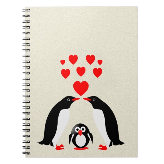 Pinguine Notizblock (Vorderseite)