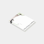 Pinguine ohne Füße Post-it Klebezettel (angewinkelt)