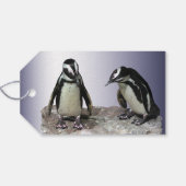 Pinguine Pack mit Geschenketiketten Geschenkanhänger (Rückseite Horizontal)