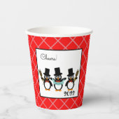Pinguine Paper Cup feiern Pappbecher (Vorderseite)