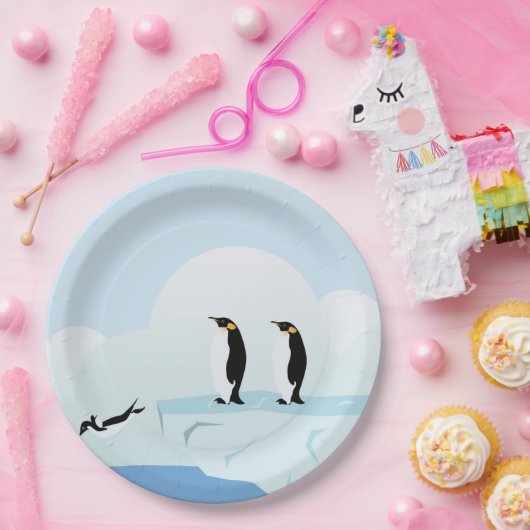 Pinguine Pappteller (Party)