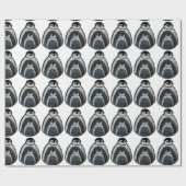 Pinguine Parterkind Zeichnend Matte Wrapping Paper Geschenkpapier (Flach)