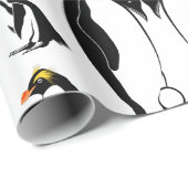 Pinguine Pattern Geschenkpapier (Rolleneckpunkt)