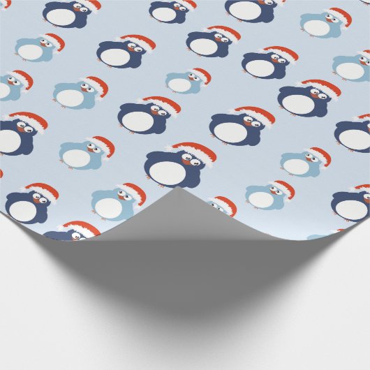 Pinguine Pattern Geschenkpapier (Ecke)