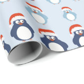 Pinguine Pattern Geschenkpapier (Rolleneckpunkt)