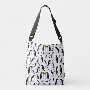 Pinguine Pattern Tragetaschen Mit Langen Trägern