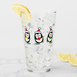 Pinguine Pint Glass - Weihnachtsgestaltung Glas