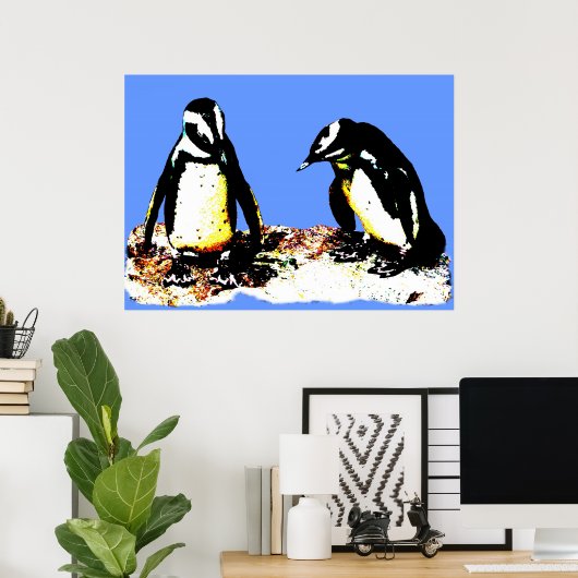 Pinguine Poster (Heimbüro)