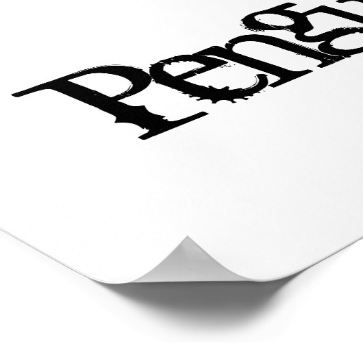 Pinguine Poster (Ecke)