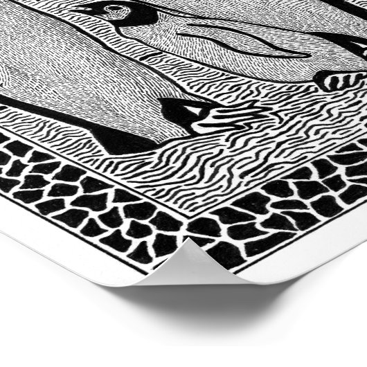 Pinguine Poster (Ecke)