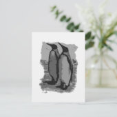 Pinguine Postkarte (Stehend Vorderseite)