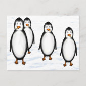 Pinguine Postkarte (Vorderseite)