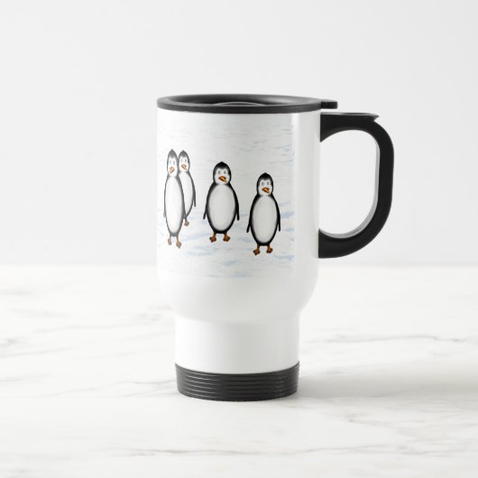 Pinguine Reisebecher (Rechts)