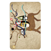 Pinguine reisen Winter Magnet (Vertikal)