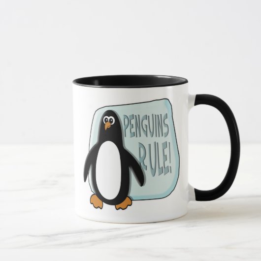 Pinguine Rule-Tasse Tasse (Rechts)