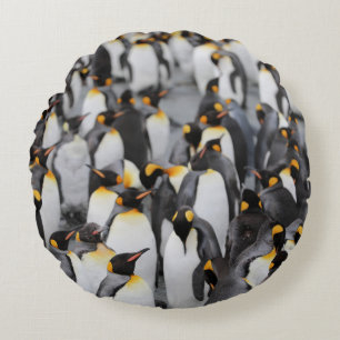 PINGUINE RUNDES KISSEN