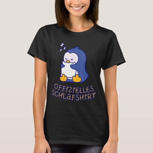 Pinguine Schlafen Shirt Pajama Nightgown Dreaming (Vorderseite)