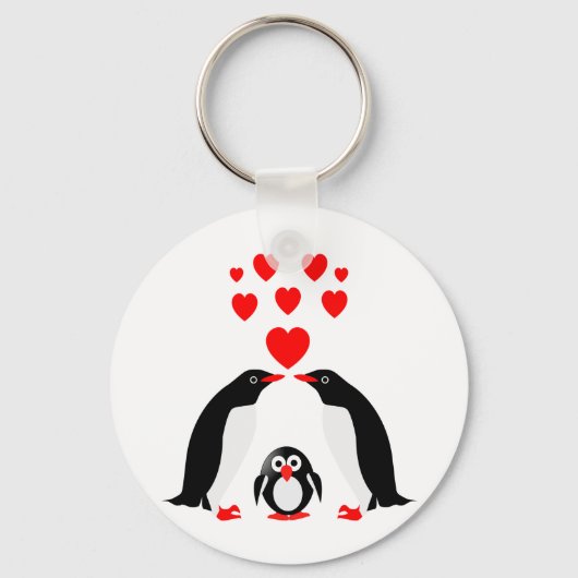 Pinguine Schlüsselanhänger (Vorderseite)