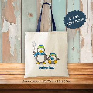 Pinguine-Schneeball-Tasche Tragetasche