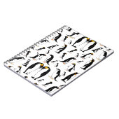 Pinguine Schwarzweißmuster Notizblock (Linke Seite)